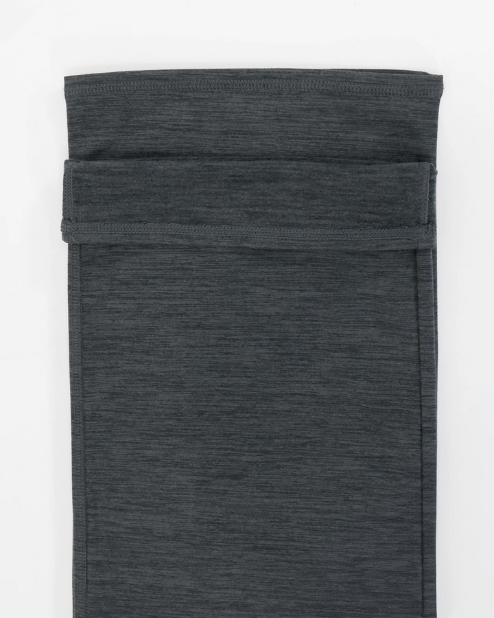 Fleece Lined Straight Leg Lounge Pants in Charcoal Grey