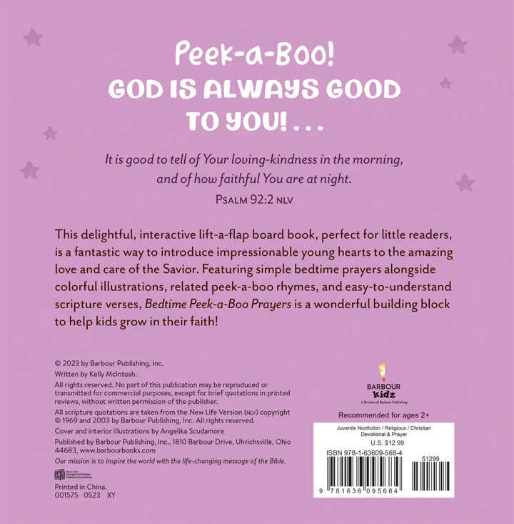 Bedtime Peak-a-Boo Prayers