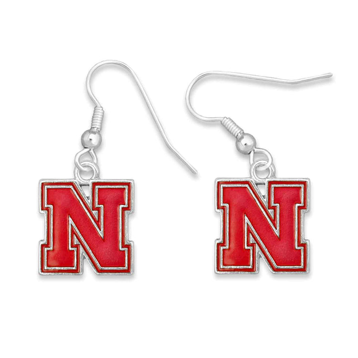 Nebraska Cornhuskers Home Sweet School Earrings