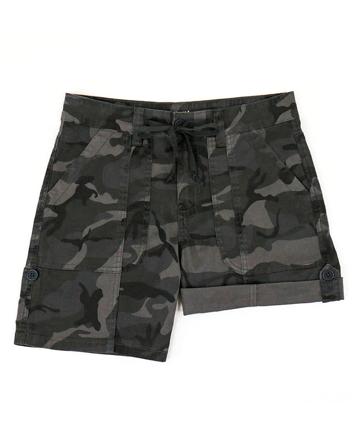 Grace and Lace- Grey Camo Cargo Shorts