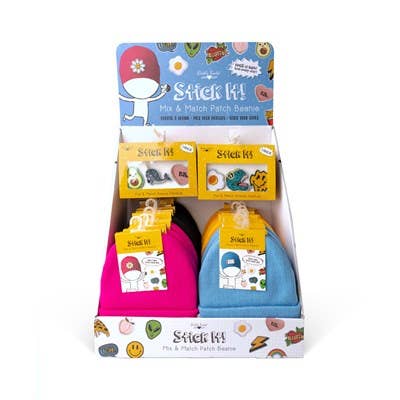 Mix & Match Patch Sets for Kids Beanies - In 8 Designs