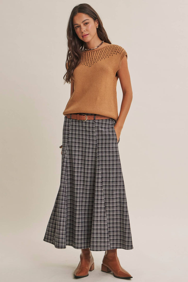 Weekend in Tuscany Open-Knit Sweater Top – 3 Colors