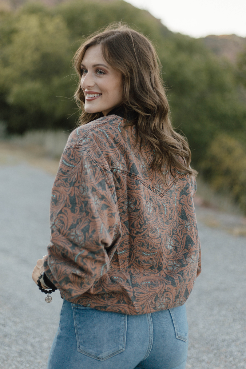 Keep It Western Bomber Jacket (Reg & Plus)