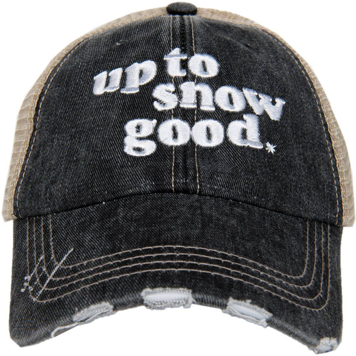 Up to Snow Good Christmas Trucker Hat