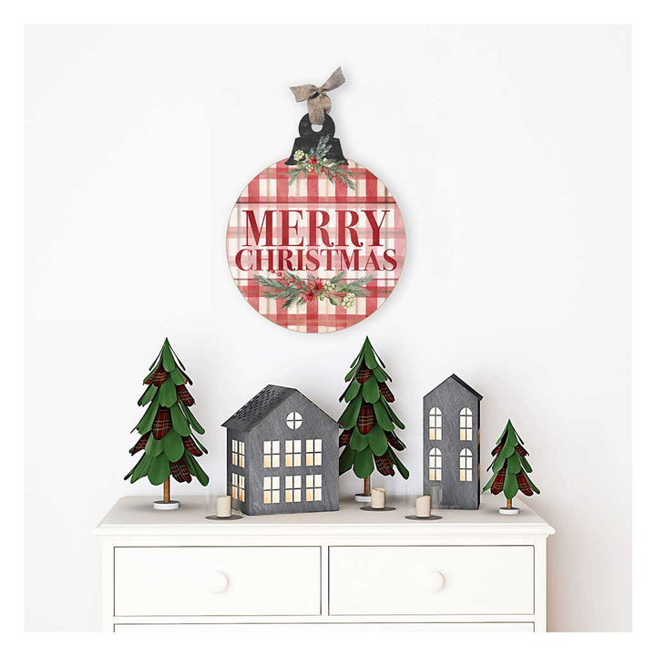 SM Merry Christmas Ornament Sign