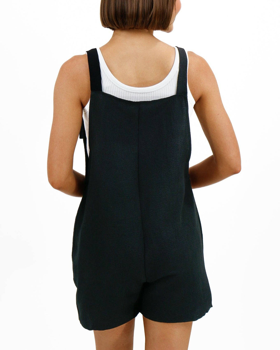 Easy Breezy Romper in Black