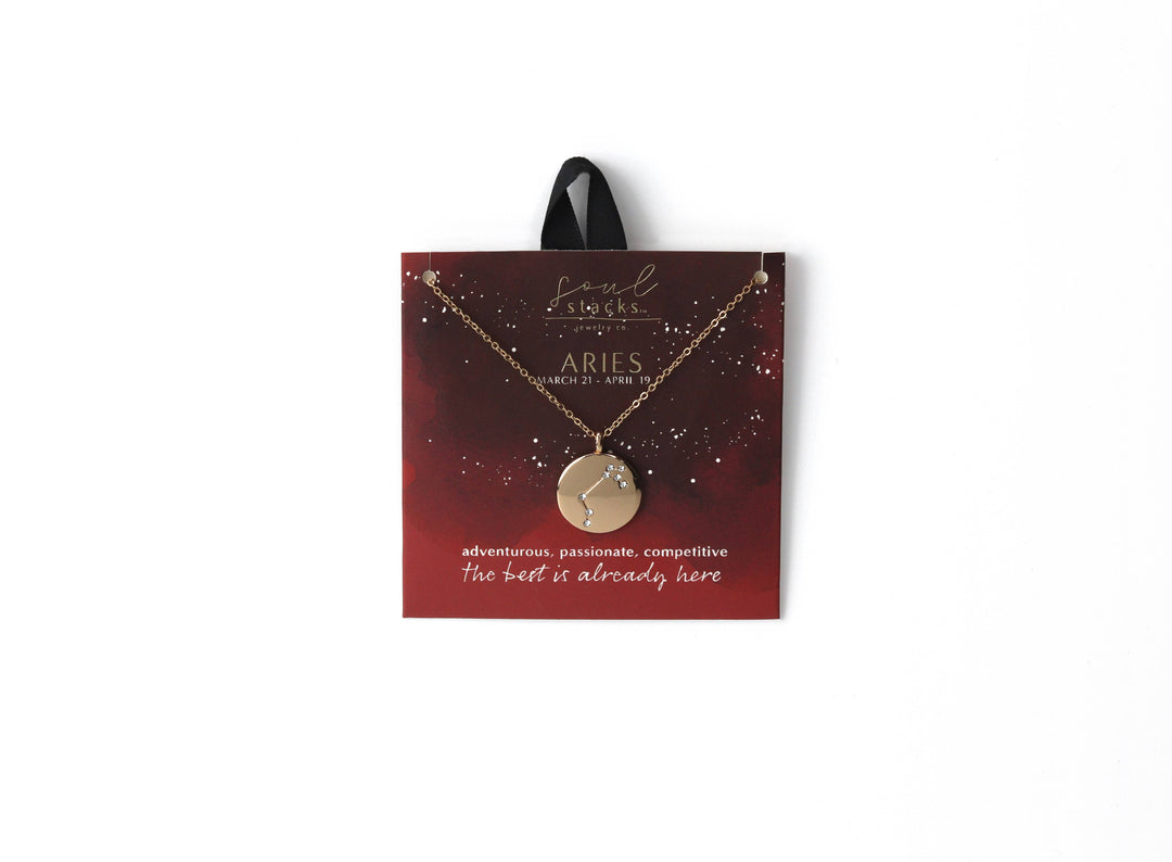 Soul Stacks Star Sign Pendant Necklaces - 12 zodiac Signs Available
