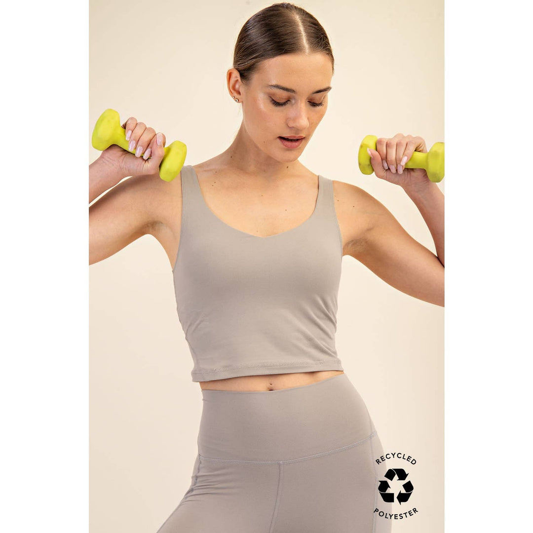 RAE MODE V NECK YOGA TOP - 3 COLORS