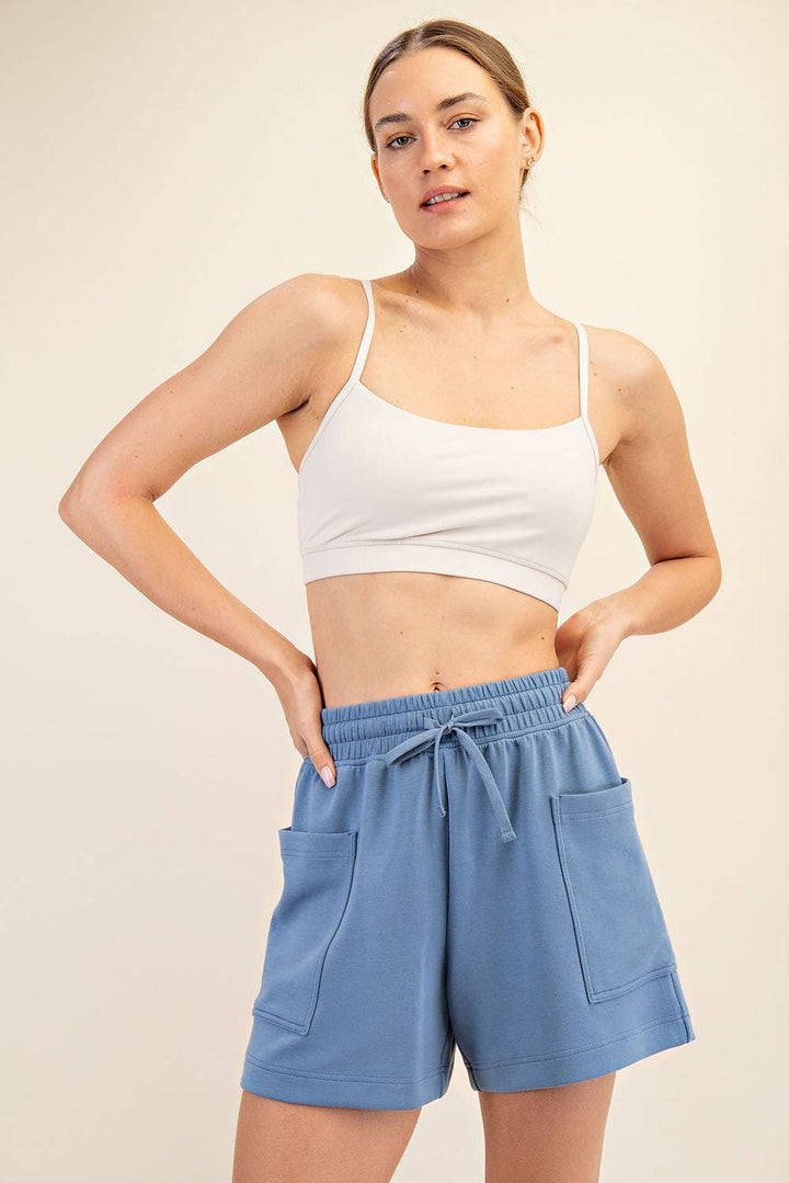 RAE MODE MODAL SCUBA PATCH POCKET SHORT - 2 COLORS