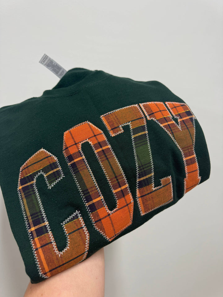 Cozy Season Plaid Sweatshirt
