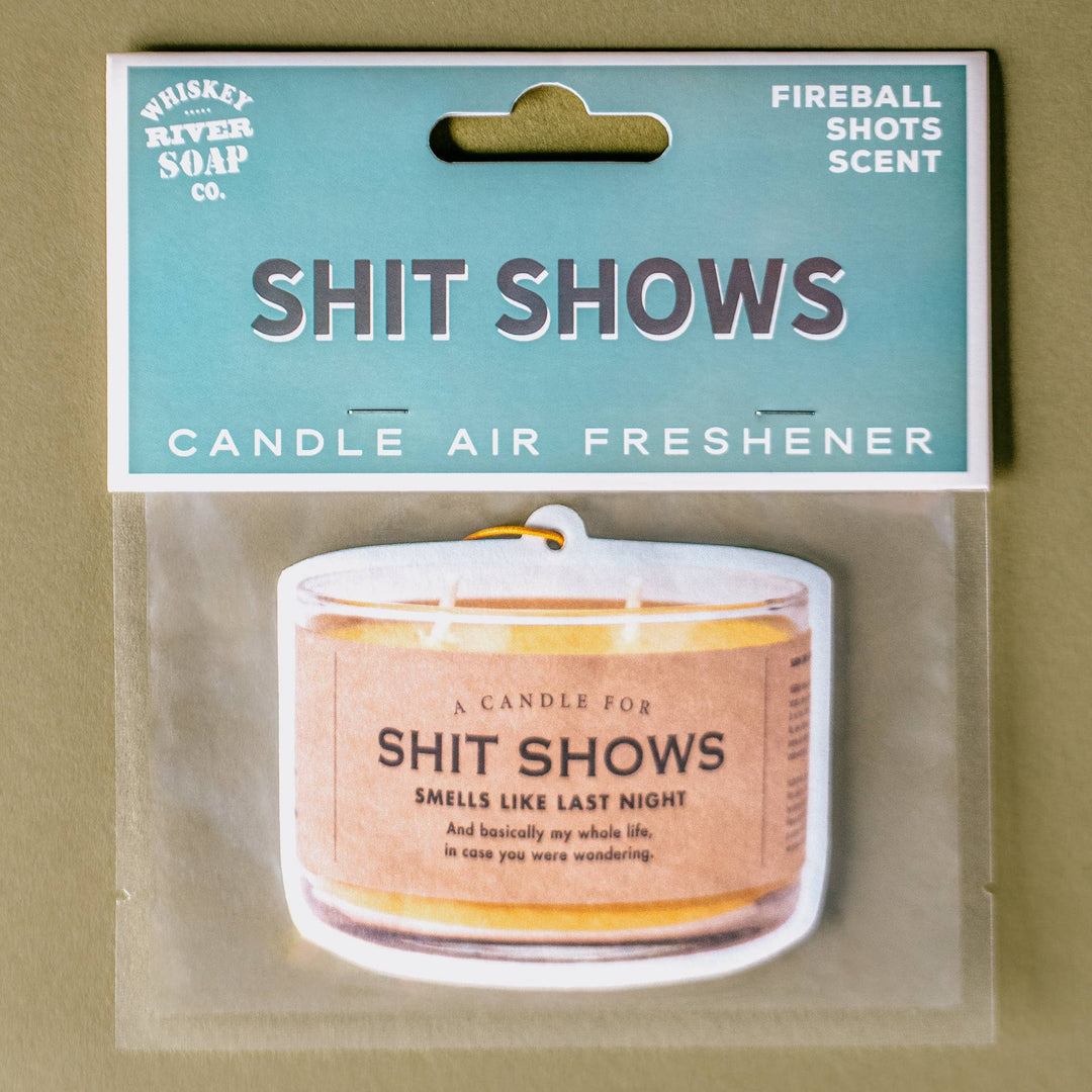 Shit Shows Air Freshener | Funny Car Air Freshener