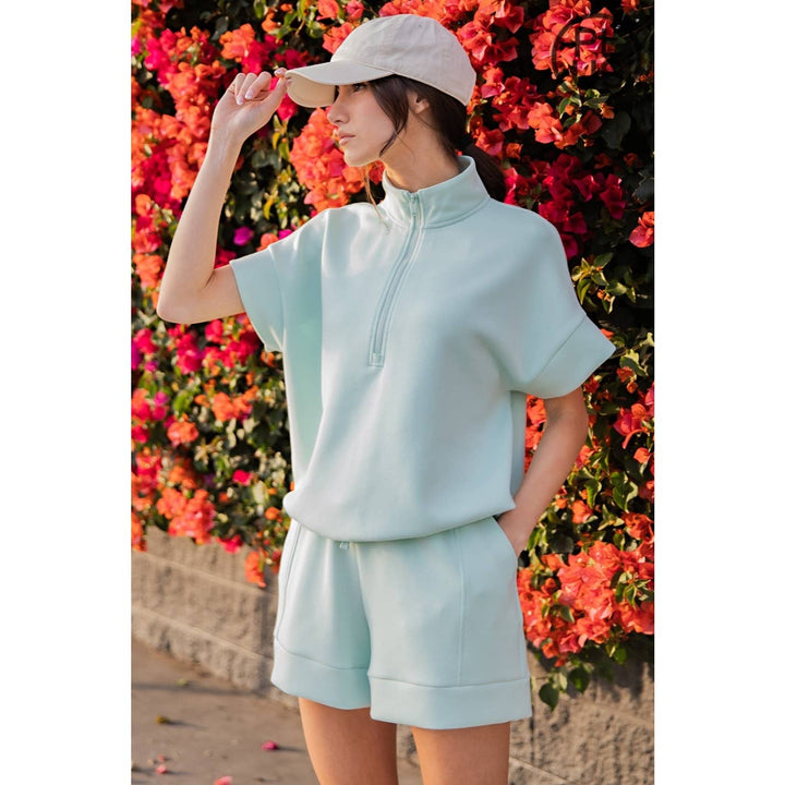 RAE MODE PLUS SIZE MODAL SCUBA CASUAL SHORT