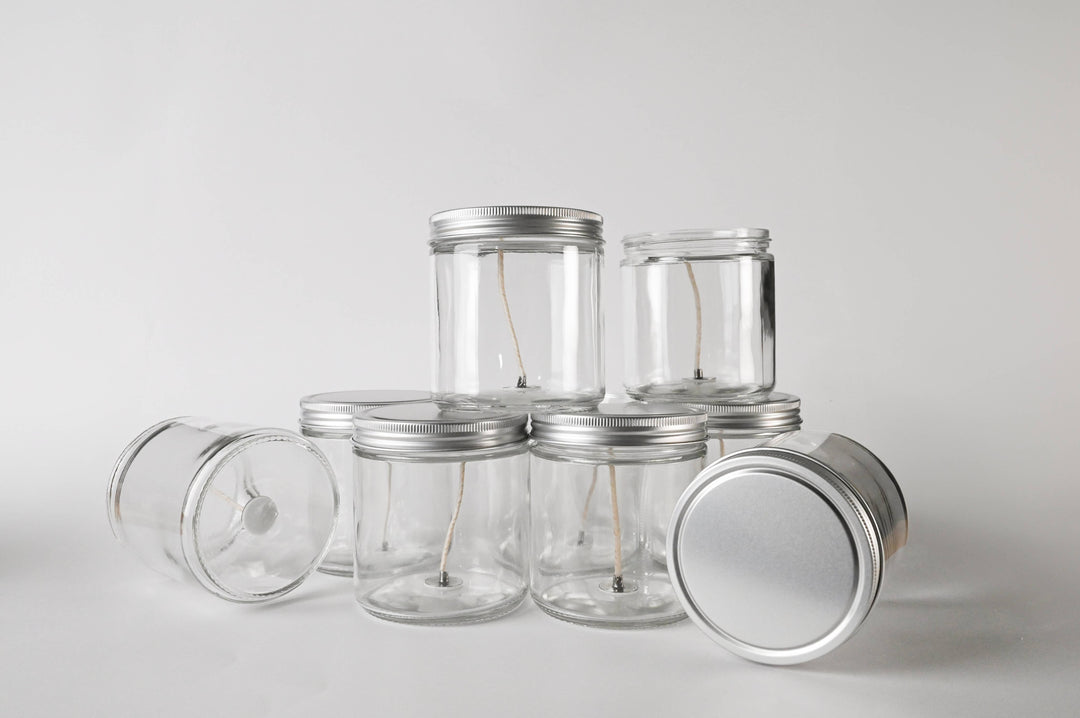 Candle Bar - 16 Oz Wicked Glass Jar w/ Lid
