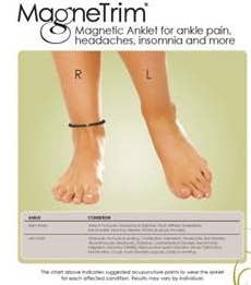 Tiger Eye Magnetic Stretch Anklet
