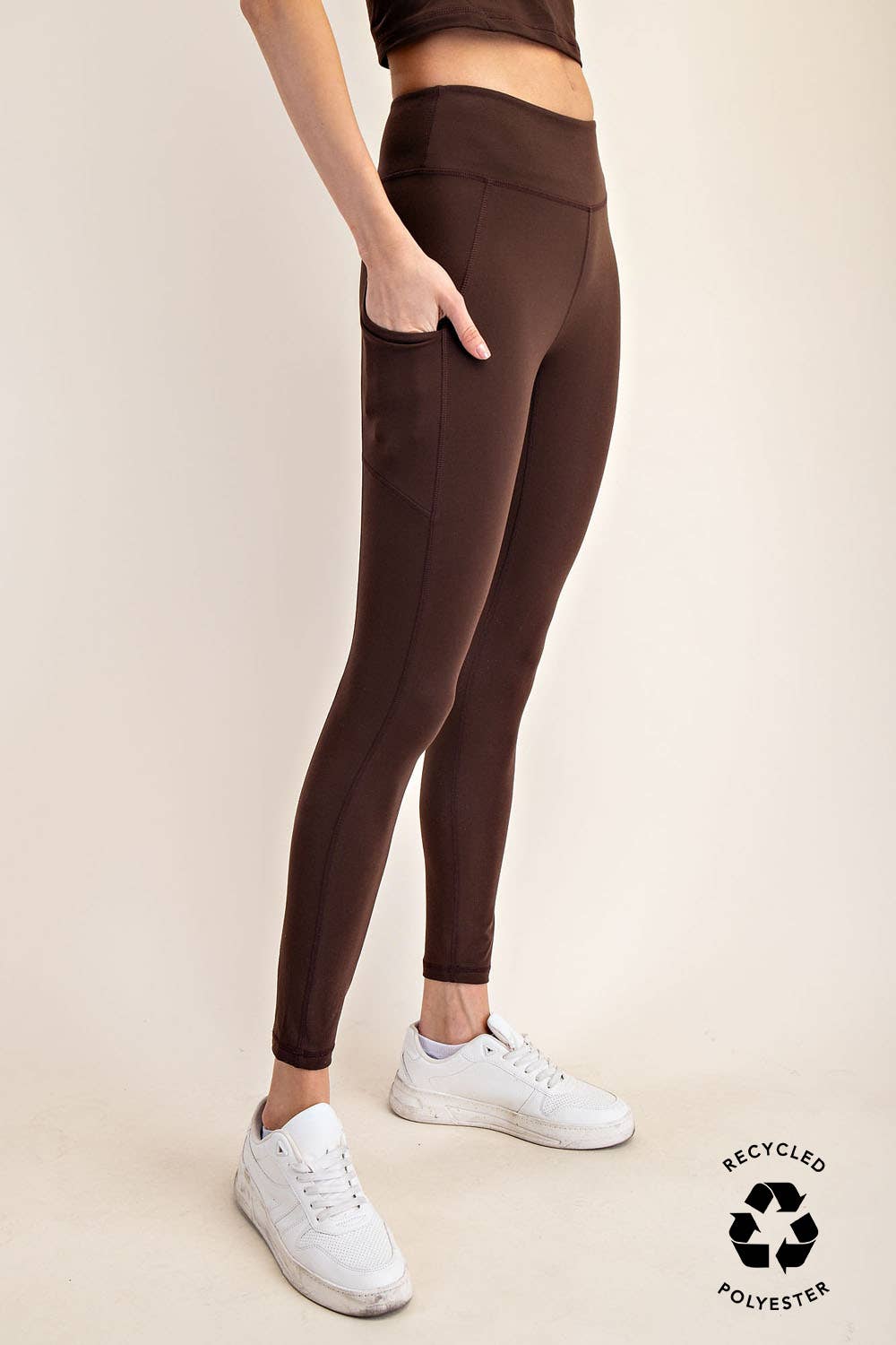 RAE MODE BUTTER BASIC LEGGING WITH POCKETS - FROSTED MULBERRY