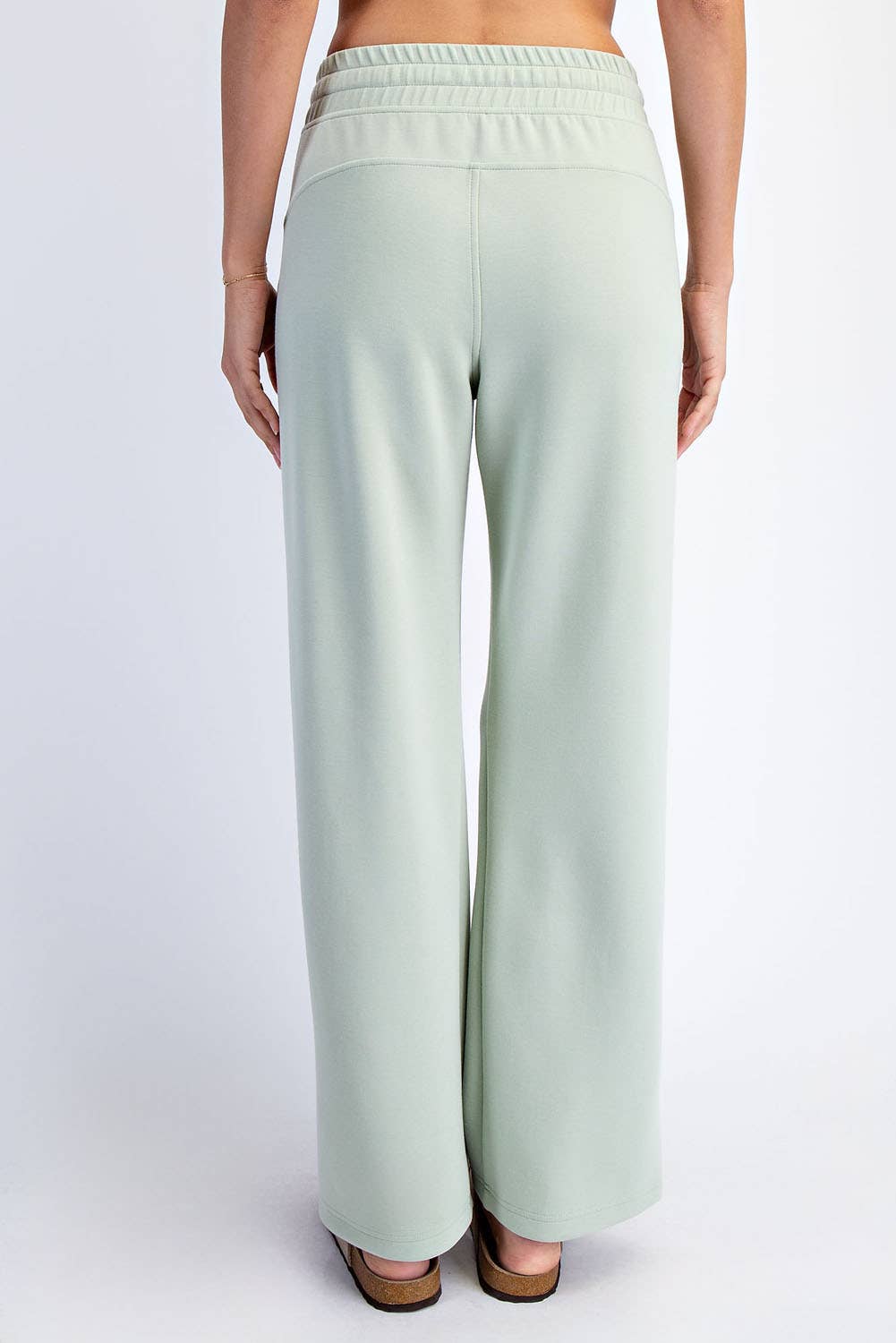 RAE MODE MODAL SCUBA STRAIGHT PANT - SAGE LEAF