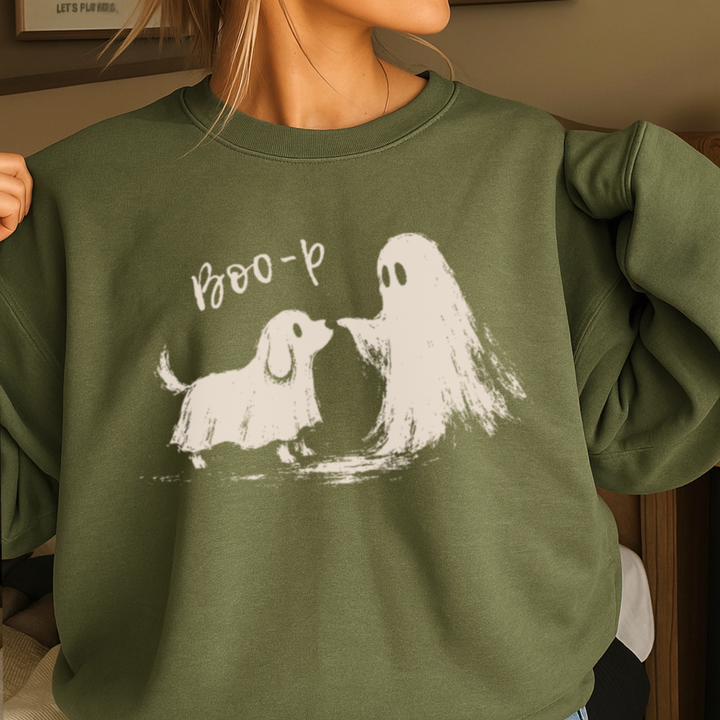 Boo-P Halloween Sweatshirt | Gildan Brand