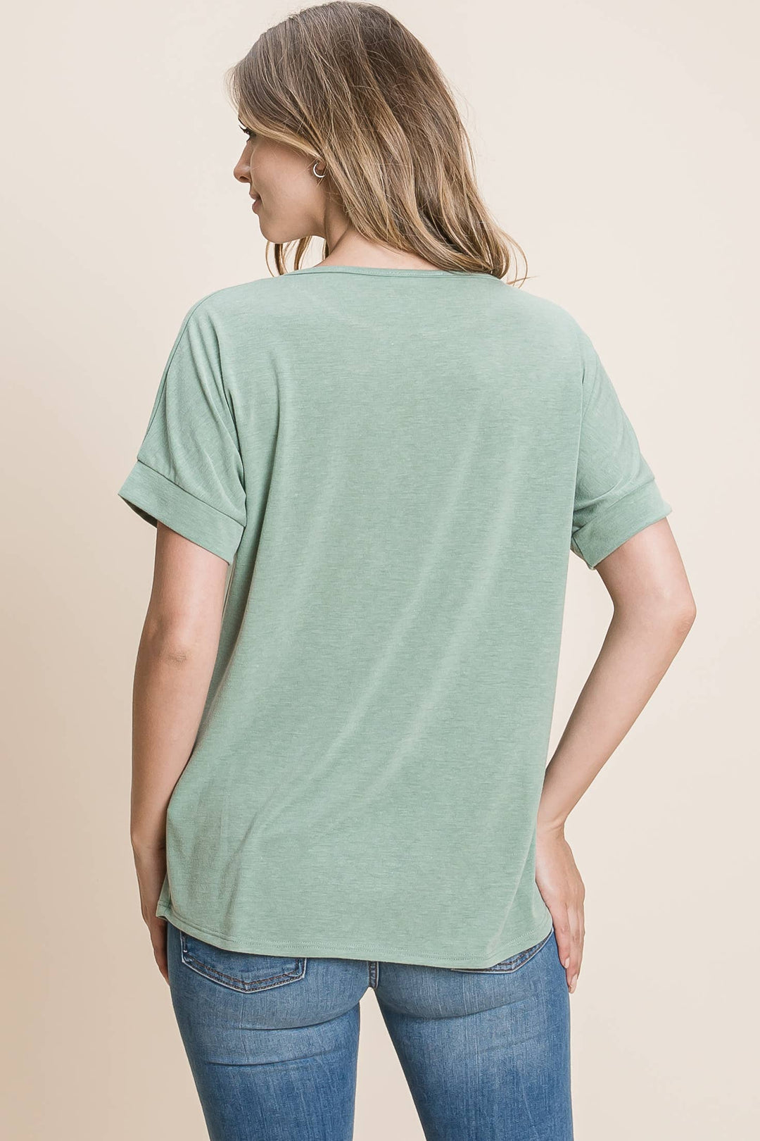 Everyday Essential Relaxed Fit Tee - Sage Green