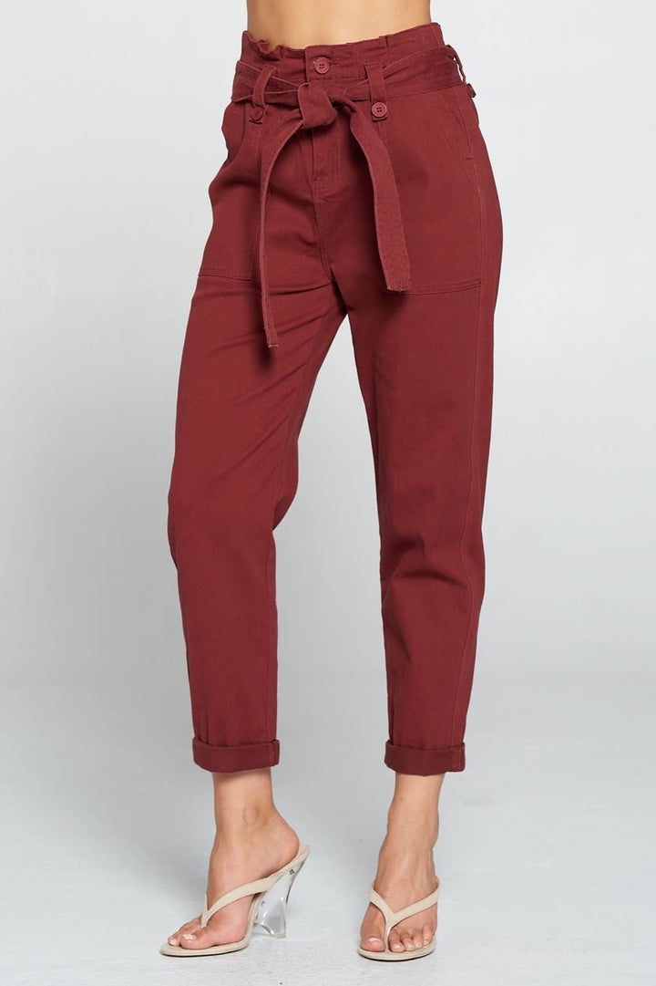 I&M Amber - High Rise Paper Bag Relaxed Pants