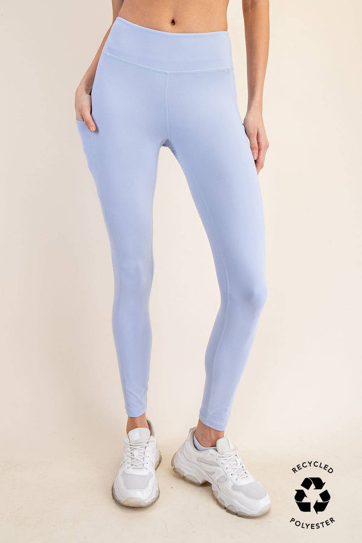 RAE MODE BUTTER BASIC LEGGING WITH POCKETS - FROSTED MULBERRY