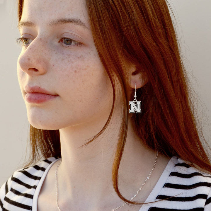 Nebraska Cornhuskers Trifecta Earrings