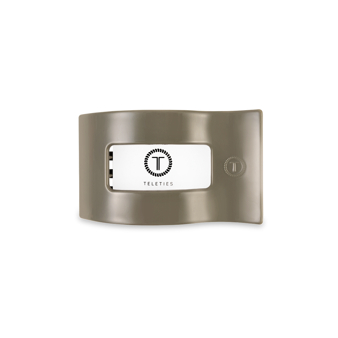 Flat Rectangle Hair Clip | Small | Sage It Ain't So