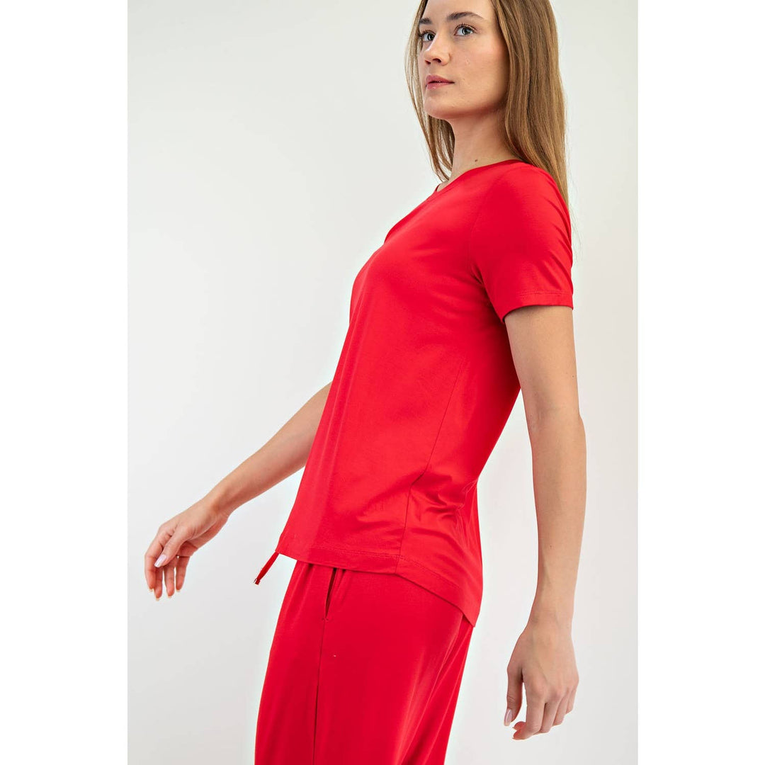 RAE MODE VISCOSE MODAL SHORT SLEEVE TOP - 3 COLORS