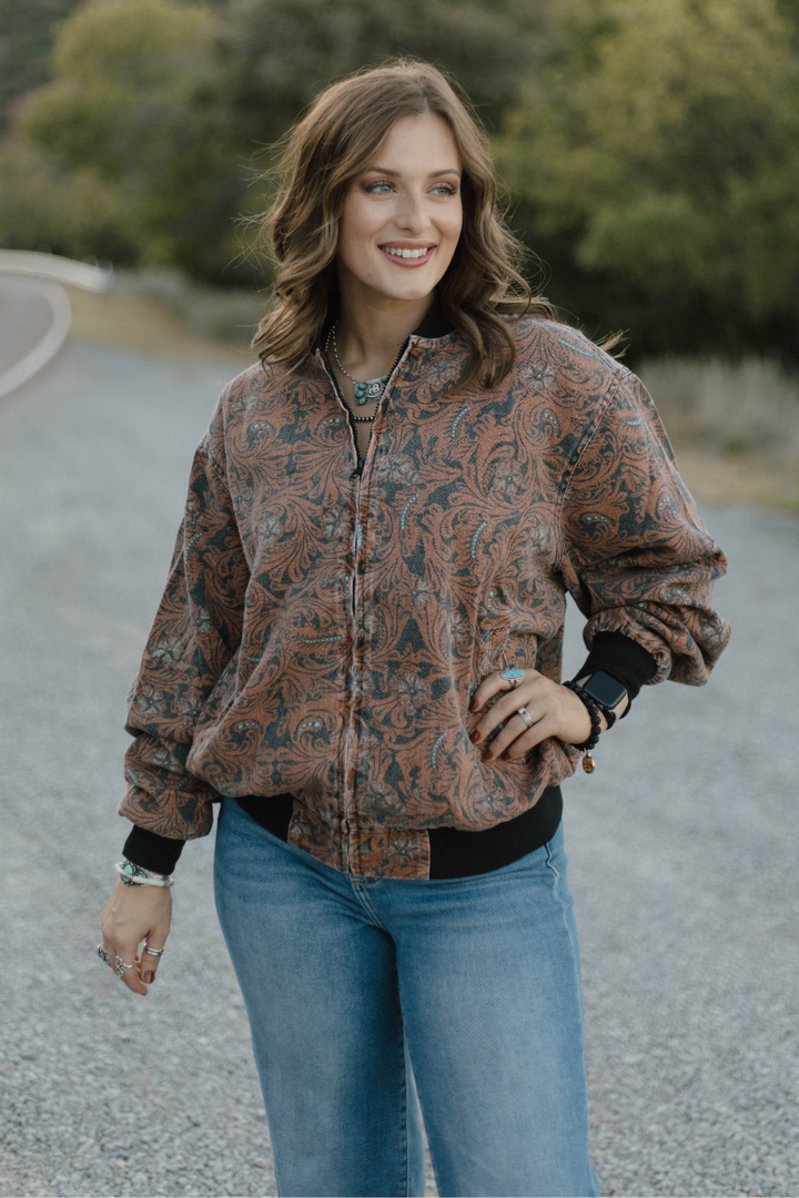 Keep It Western Bomber Jacket (Reg & Plus)