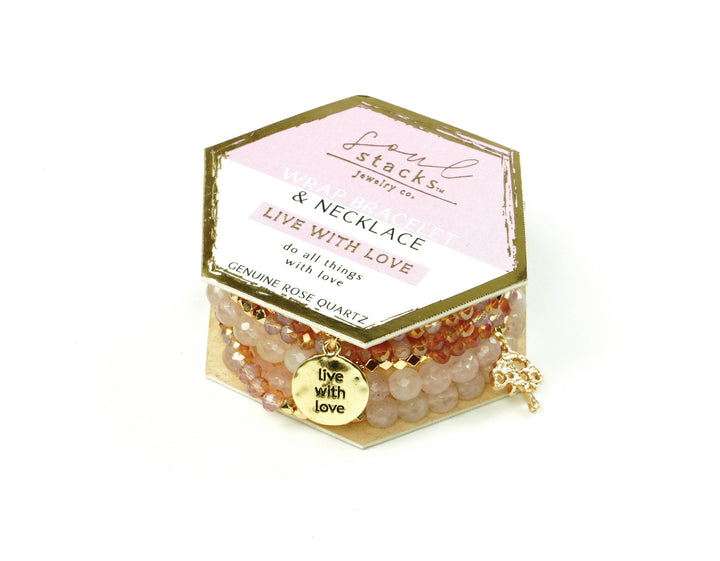 Soul Stacks Wrap Bracelet & Necklace - 6 Colors and Messages Available!