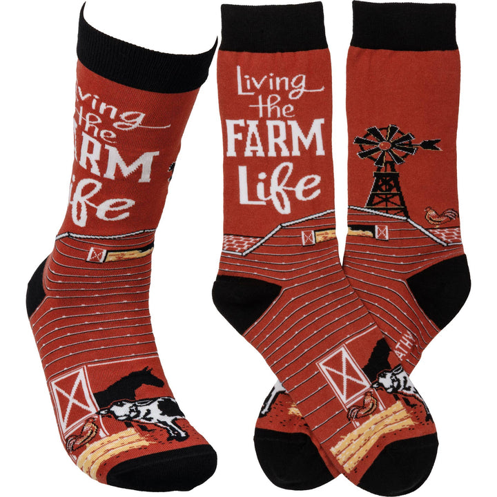 Living The Farm Life Socks