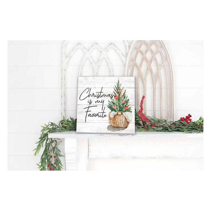 10x10 Christmas Is My Favorite Christmas Tree Sign Christmas Decor