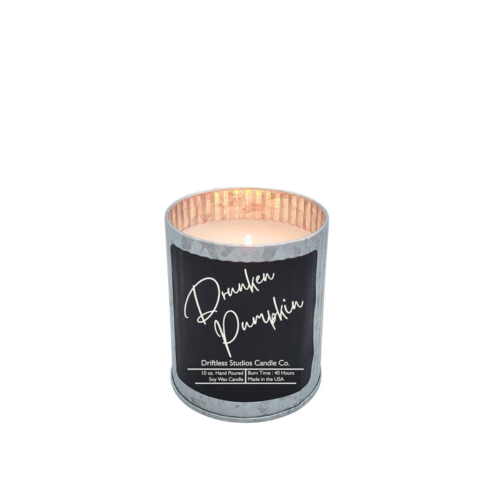 Drunken Pumpkin Fall Candles Rustic Farmhouse Holiday Candle