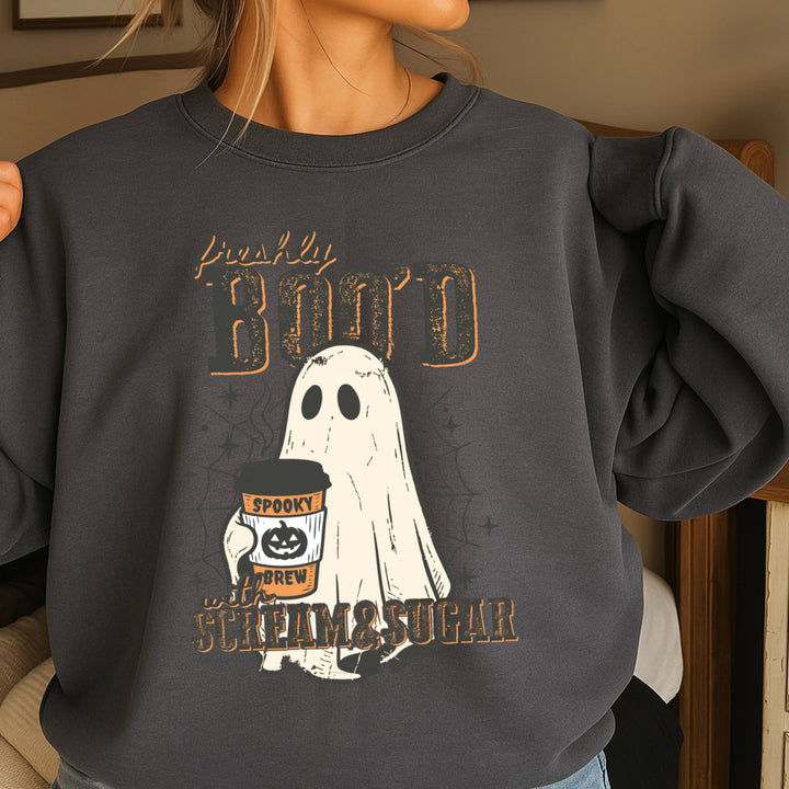 Freshly Boo’d Halloween Sweatshirt | Gildan Brand