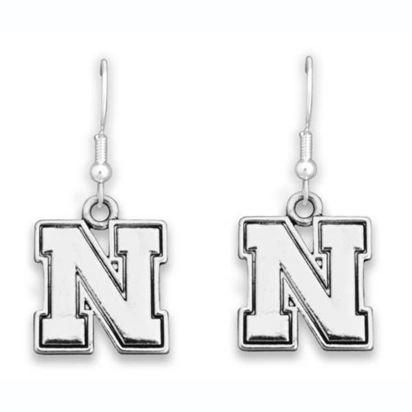 Nebraska Cornhuskers Trifecta Earrings