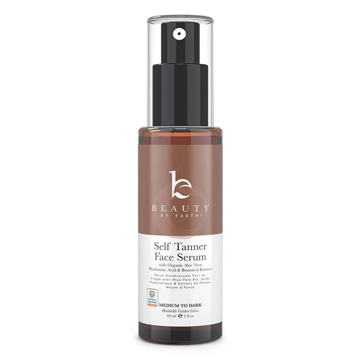 Self Tanner Hyaluronic Acid Face Serum 2oz, (2 Shades)