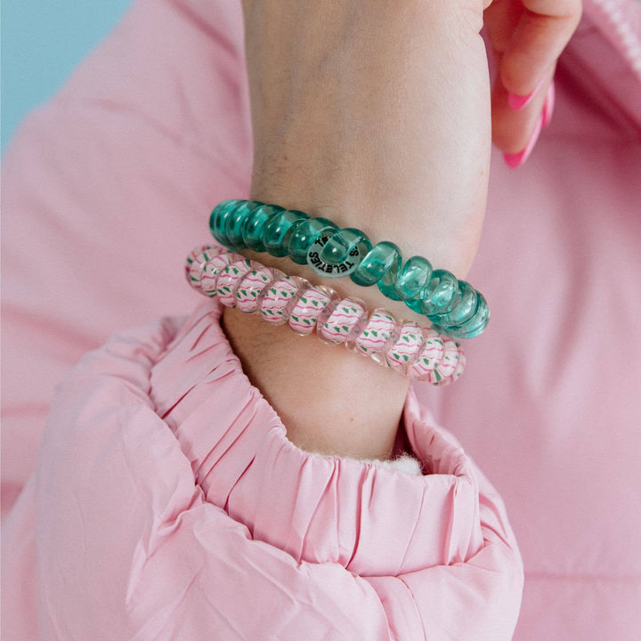 Spiral Hair Coils | Large | Merry Pinkmas Hair Ties