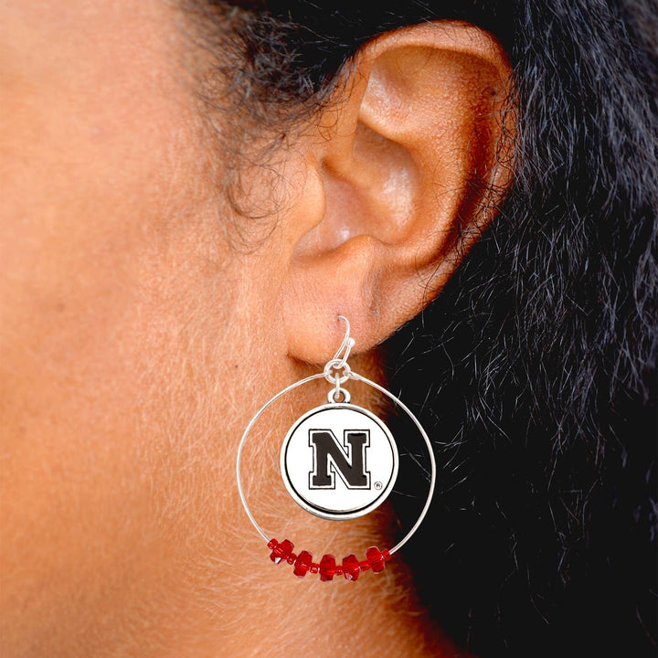 Nebraska Cornhuskers Chloe Earrings