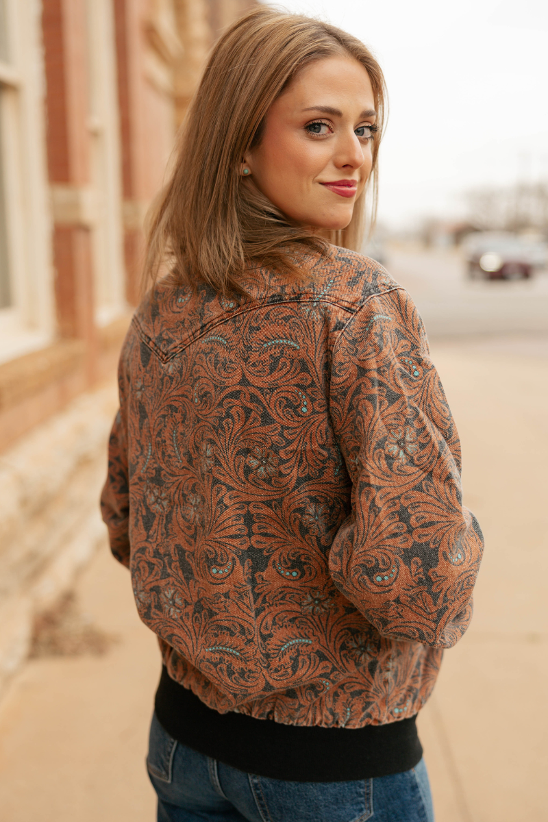 Keep It Western Bomber Jacket (Reg & Plus)