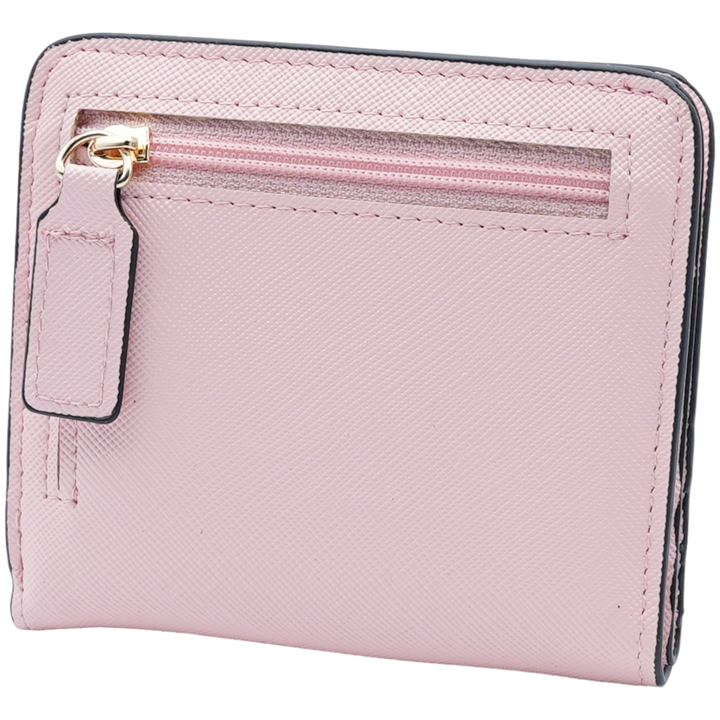 Women's Small Compact Bifold Leather Wallet - RFID Technology - 12 colors