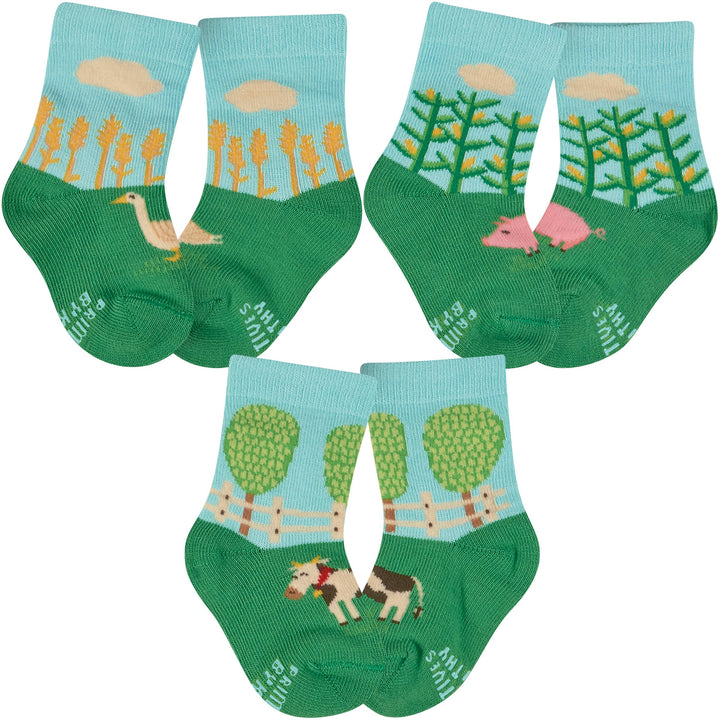 Little Farm Baby Sock Set