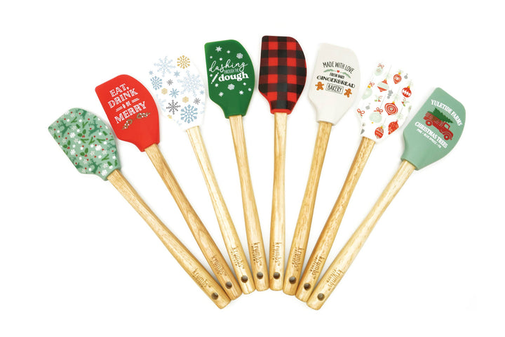 Krumbs Kitchen Holiday Farmhouse Spatula - 8 designs!