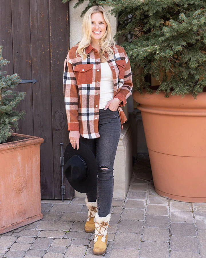 Grace and Lace Flannel Shacket