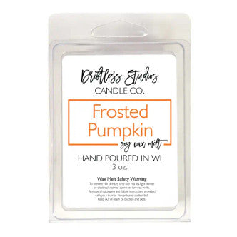 Driftless Studios- Frosted Pumpkin Wax Melt