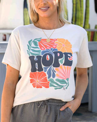 Grace and Lace Crew Tee - Hope