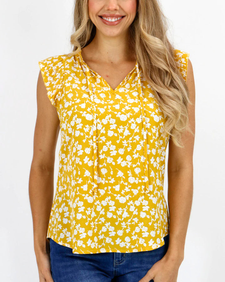 Grace and Lace- Sunshine Top