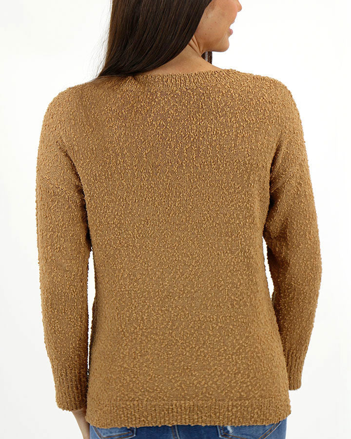 Grace and Lace - Lightweight Wubby Sweater in Dijon