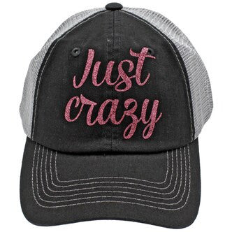 Just Crazy Trucker Cap - Grey