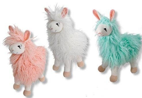 17" (43cm) Woolly Llamas Standing