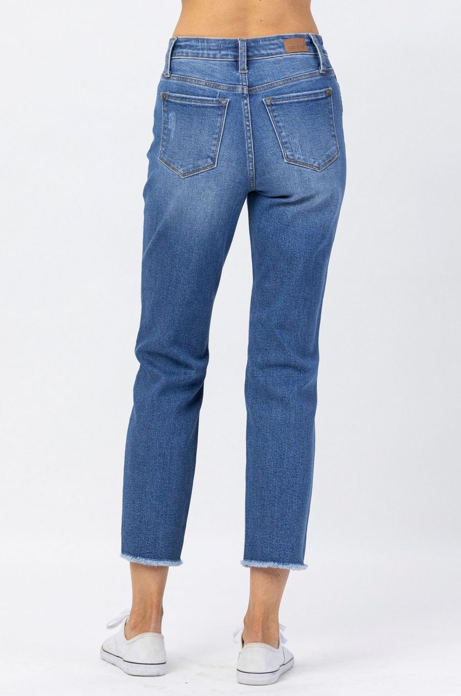 Judy Blue Howdy High Waist Boyfriend Jean with Seam Stitch