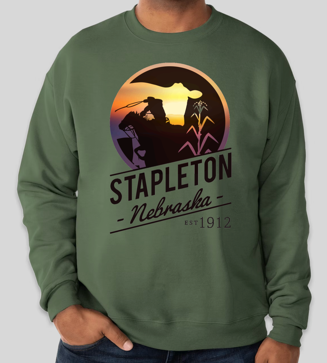 Stapleton Logo Crew Sweatshirt - Adult Sizes Only